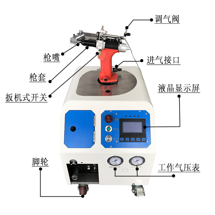 飛效自動拉釘機飛效自動拉鉚機 飛效自動鉚釘機 飛效自動抽芯鉚釘機 結(jié)構(gòu)圖